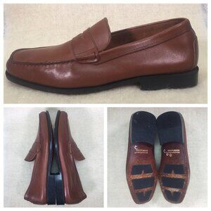 Rockport  LeatherUpper 13M Brown Dynamic Suspension Loafer slip ons APM 1203V